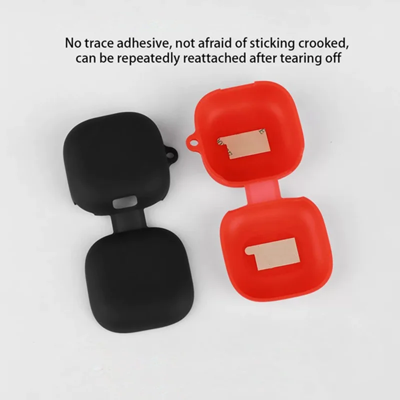 For Anker Soundcore P31i / R60i NC Silicone Case Wireless Earbuds Protective Cover with Anti-Lost Buckle - Red