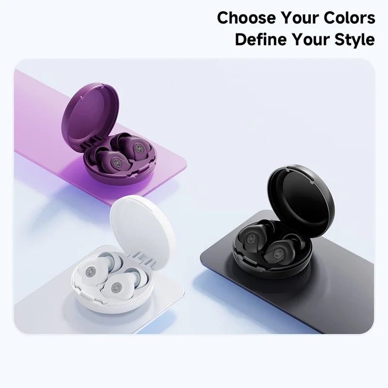 ESSAGER ECP01 Sleep Earplugs 49dB Noise Cancelling Silicone Earplugs - White
