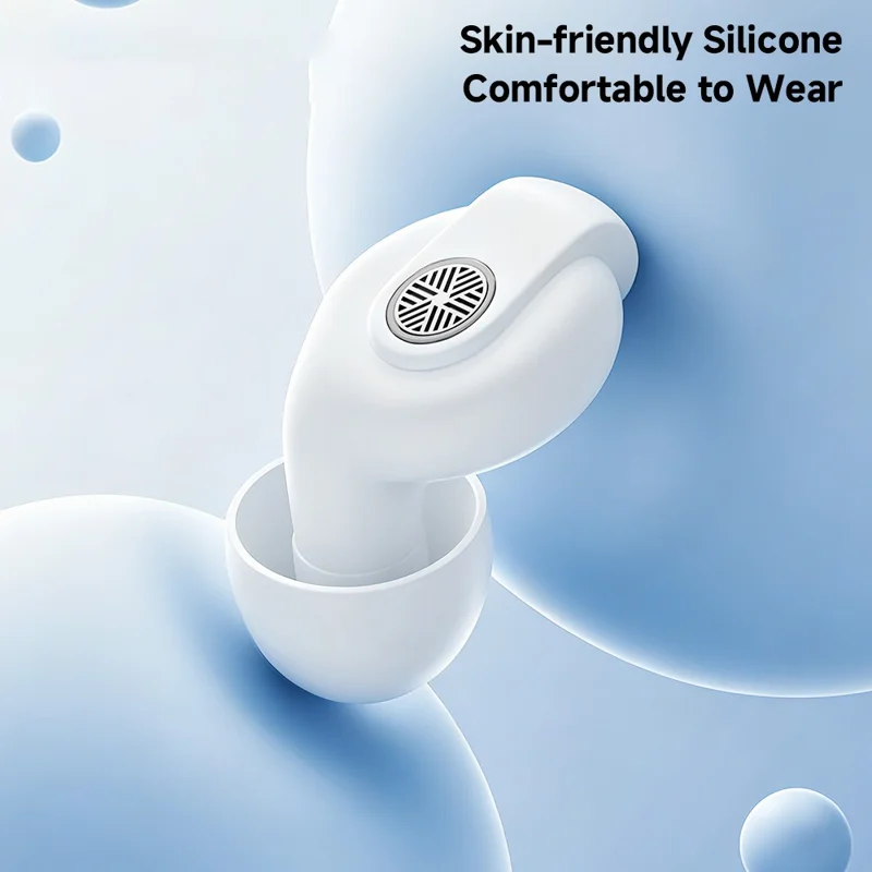 ESSAGER ECP01 Sleep Earplugs 49dB Noise Cancelling Silicone Earplugs - White
