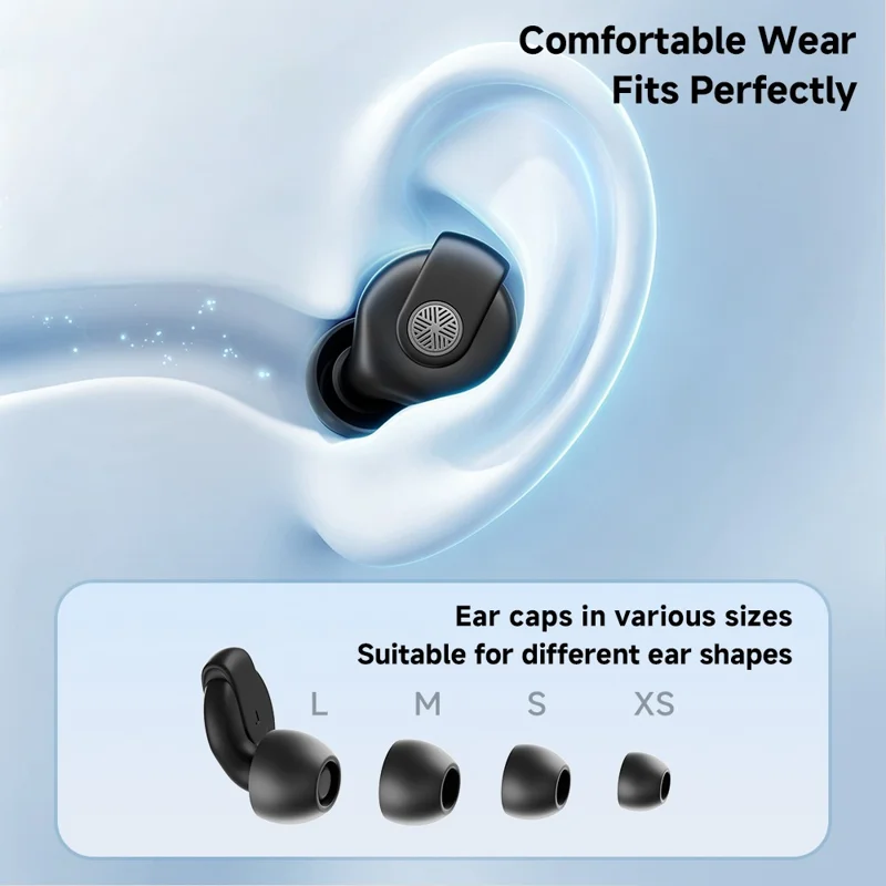 ESSAGER ECP01 Sleep Earplugs 49dB Noise Cancelling Silicone Earplugs - White