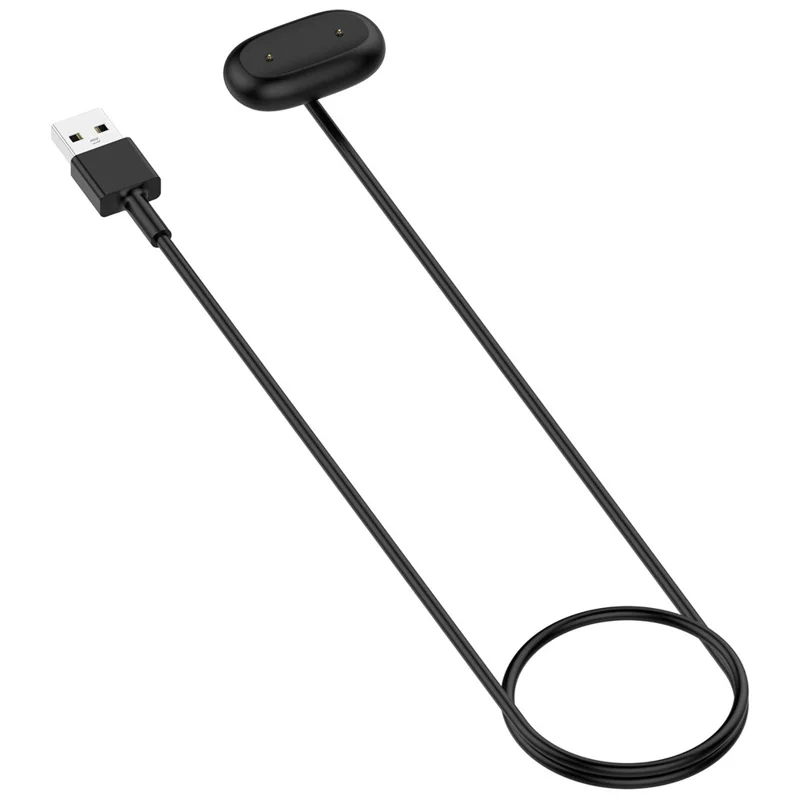 For Google Fitbit Air Magnetic Charging Cable 1m USB-A Watch Charger - Black