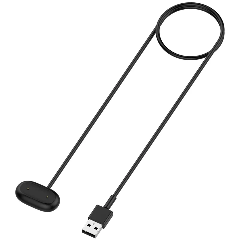 For Google Fitbit Air Magnetic Charging Cable 1m USB-A Watch Charger - Black