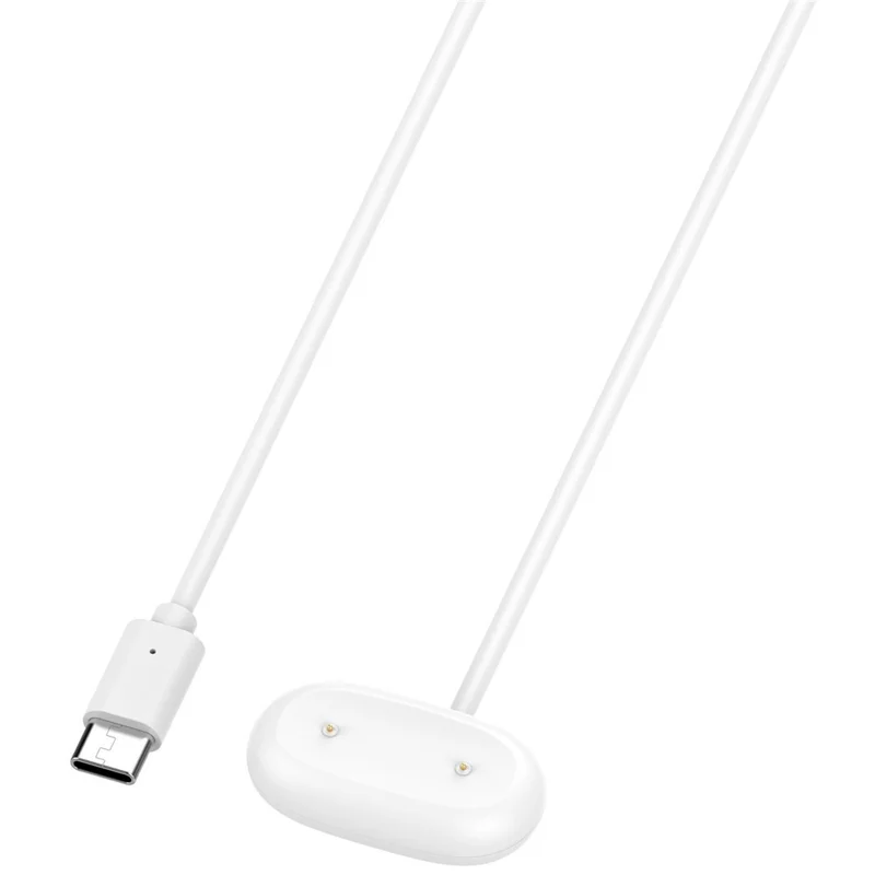 For Google Fitbit Air Magnetic Charging Cable 1m Type-C Fast Charging Cord - White