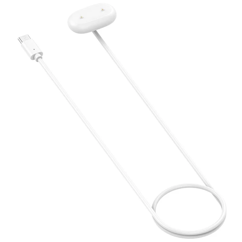For Google Fitbit Air Magnetic Charging Cable 1m Type-C Fast Charging Cord - White
