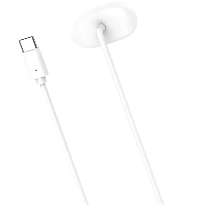 For Google Fitbit Air Magnetic Charging Cable 1m Type-C Fast Charging Cord - White