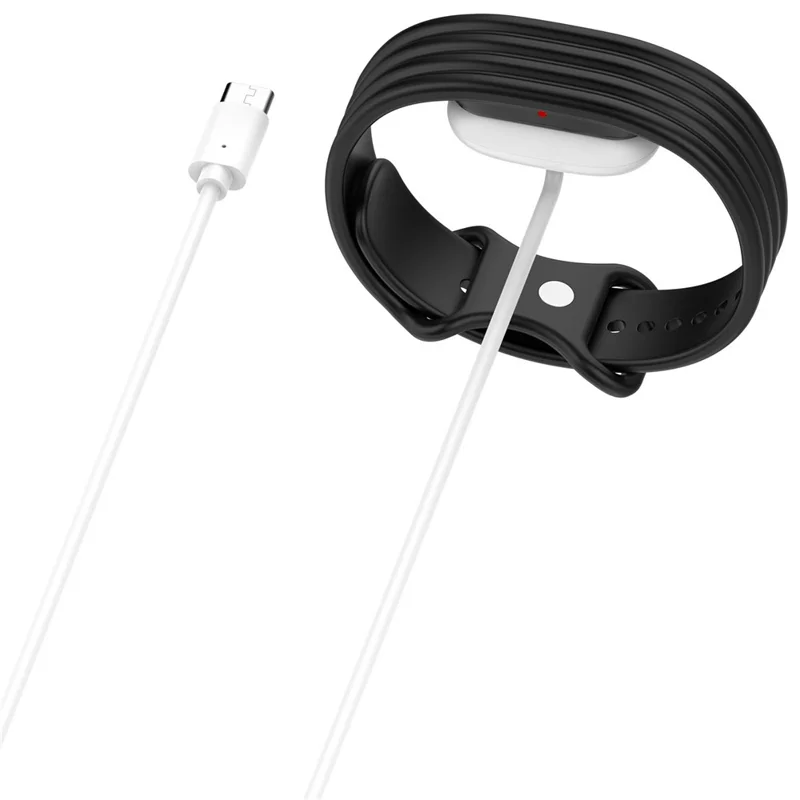 For Google Fitbit Air Magnetic Charging Cable 1m Type-C Fast Charging Cord - White