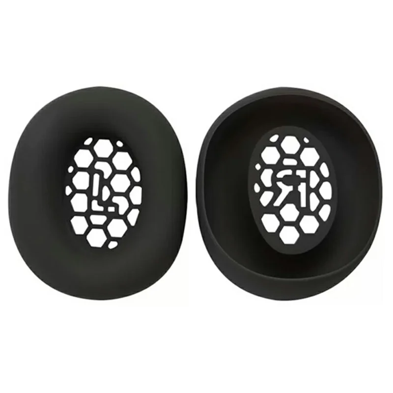 2Pcs for Honor Choice Codeler Headphones 2 Ear Cushion Silicone Covers Protective Sleeves - Black
