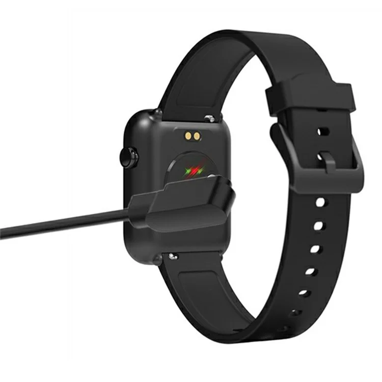 Cavo di ricarica magnetico universale per smart watch da 1,2 m, portatile, compatibile con Oppo Watch Free/TicWatch GTH - Nero