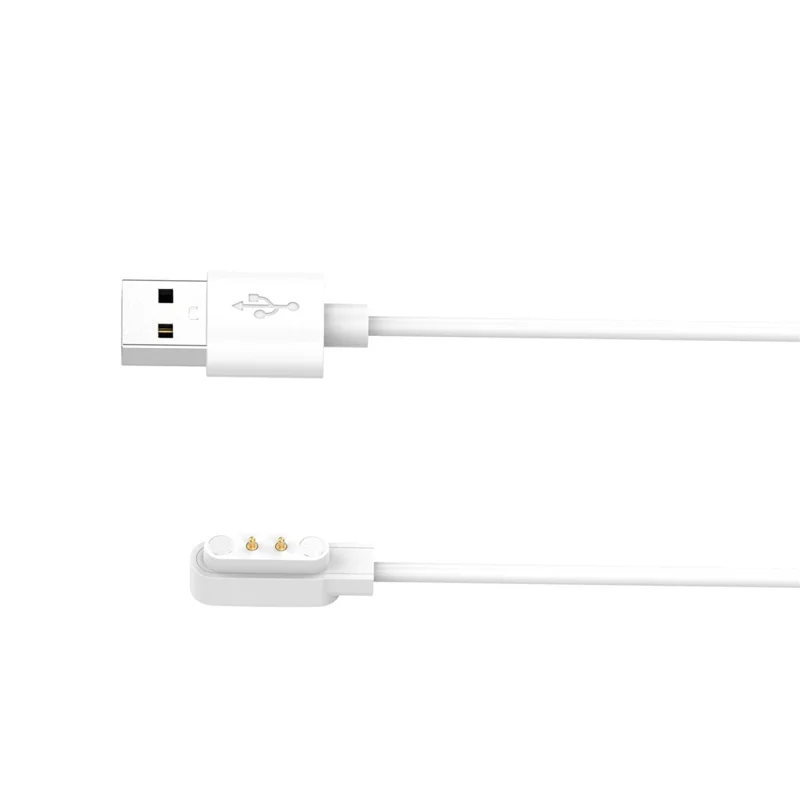 1.2m Universal Smart Watch Charging Cable Portable Magnetic Charge Cable for Oppo Watch Free/TicWatch GTH - White