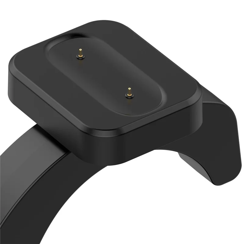 For Google Fitbit Air Smart Watch C-Shape Charging Dock with USB-A to USB-C Cable - Black