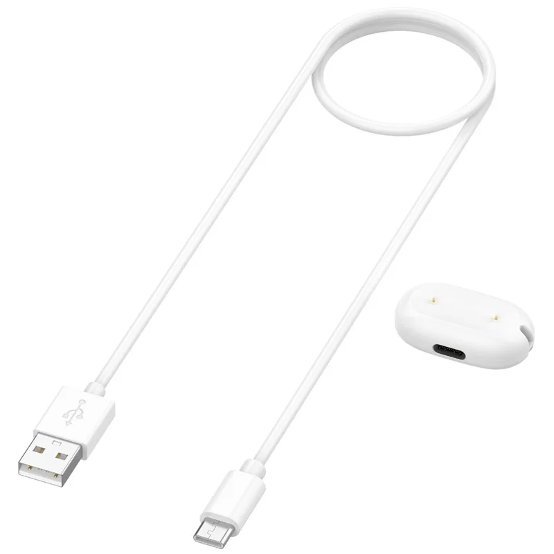 For Google Fitbit Air Magnetic Charging Cable Split USB-C Charging Base Replacement Charger - White