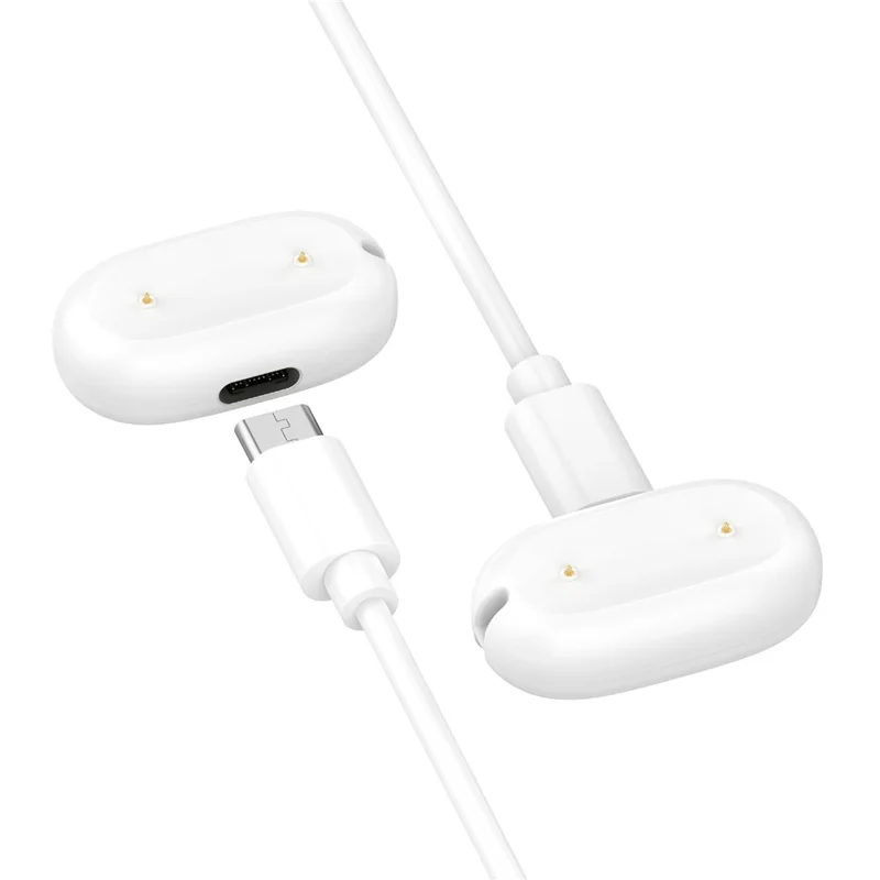 For Google Fitbit Air Magnetic Charging Cable Split USB-C Charging Base Replacement Charger - White