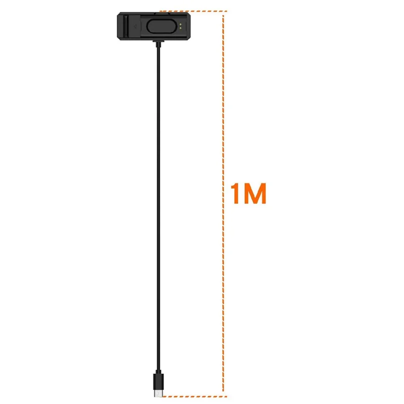 For Hume Band V1 USB-C Magnetic Smart Watch Charging Dock with 1m Cable - Black