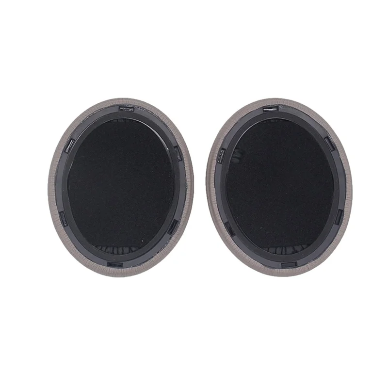 1 Pair Replacement Earpads for Sennheiser Momentum 5 Headphone Protein Leather Ear Cushions with Removal Tool - Brown