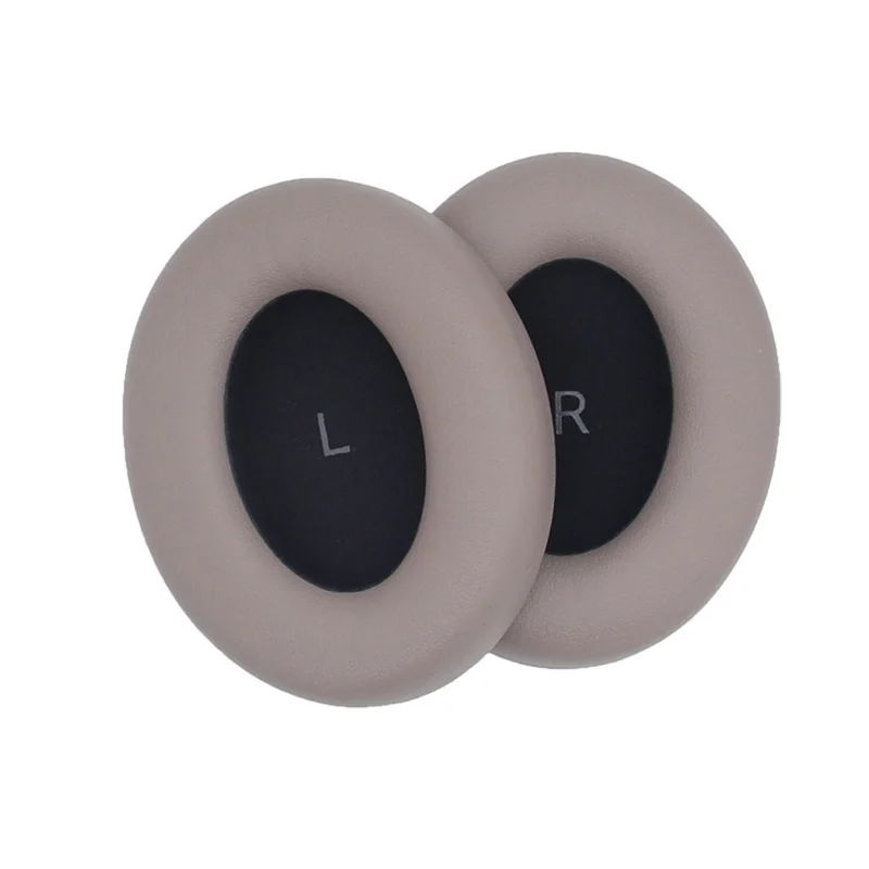 1 Pair Replacement Earpads for Sennheiser Momentum 5 Headphone Protein Leather Ear Cushions with Removal Tool - Brown