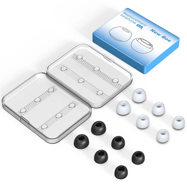 Nouvelle Abeille 6 Paires s / m / l Dans la Mémoire D'oreille en Mousse de Mousse de Silicone Pointes D'oreille de Remplacement Des Écouteurs Pour Apple Airpods Pro