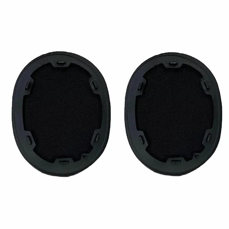 JZF-676 1 Pair For Sony INZONE H5 Headphone Ear Pads Protein Leather + Sponge High Elasticity Replacement Earpad Covers - Black