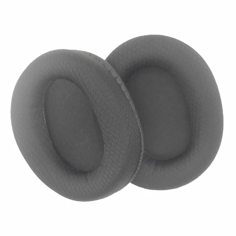 JZF-676 1 Pair For Sony INZONE H5 Headphone Ear Pads Mesh Fabric + Sponge Replacement Earpad Covers - Black
