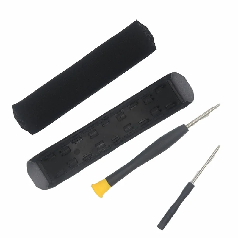 JZF-679 For Sony WH-XB910N Headphone Head Beam Mesh Fabric + PC Snap-On Headphone Replacement Headband - Black