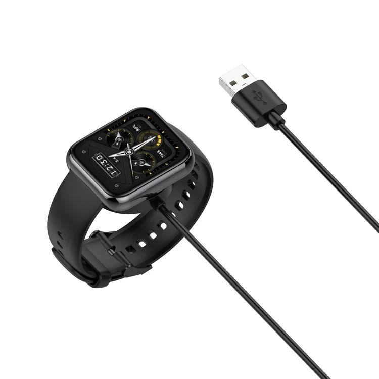 Chargeur de montre intelligente portable Dock de charge magnétique avec câble USB de 1 m pour Realme Watch 2/2 Pro