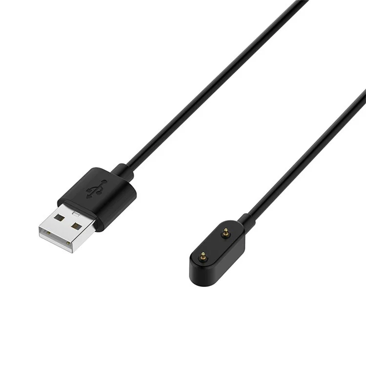 1m USB Charge Cable Smart Watch TPE Cordon de Charge Pour Huawei Watch Fit 2 / Watch Fit Mini / Band 6 Pro / Band 6 / Band 7 - le Noir