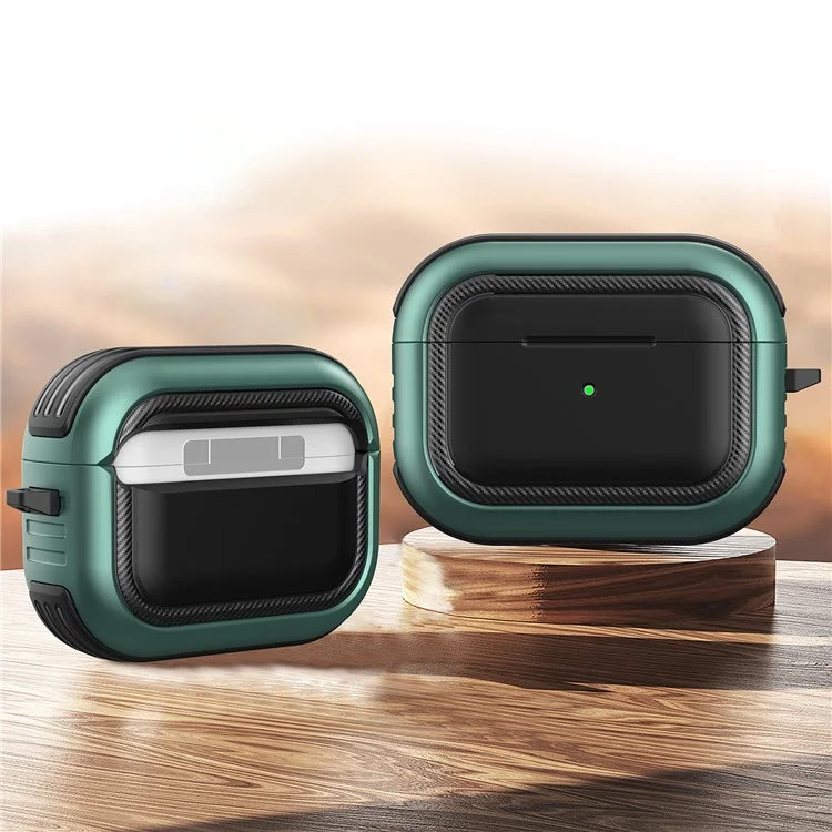 Coque De Protection Des Écouteurs Sans Fil TPU + PC Anti-Drop Anti-goutte Pour AirPods Pro - Style 1