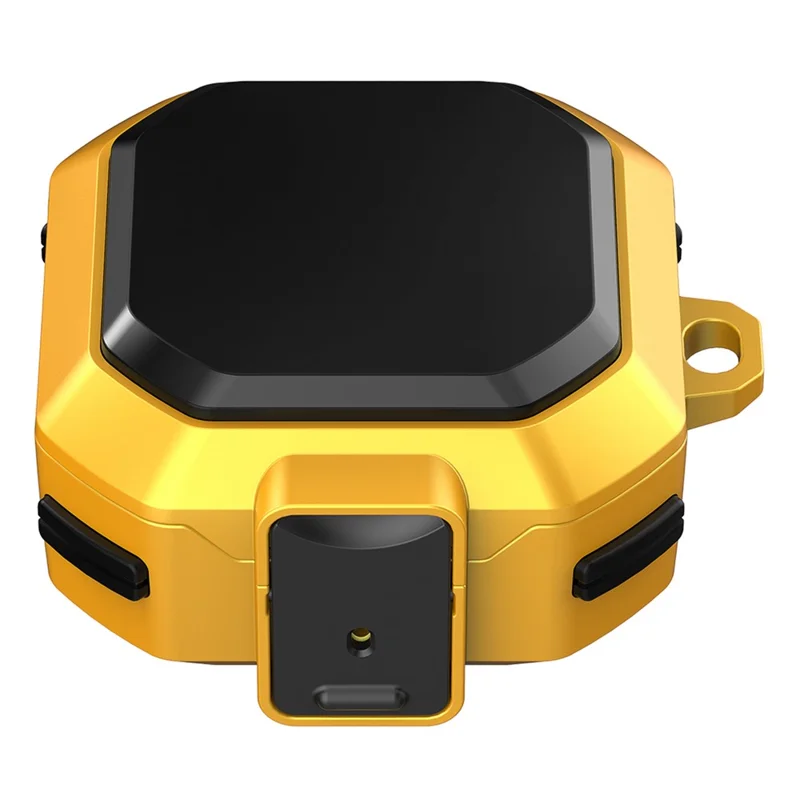 Couvercle à pression Design Anti-drop Étui de protection sans fil pour écouteurs avec boucle de suspension pour Samsung Galaxy Buds2/Live/Pro - Style 7