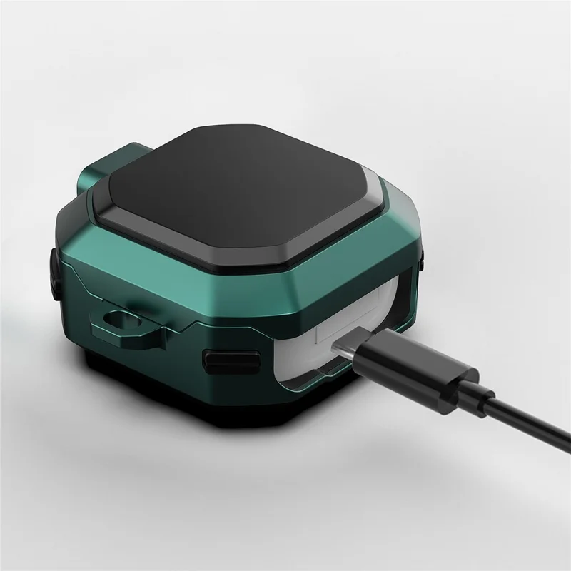 Capa Protetora com Design de Tampa de Encaixe Anti-queda para Fones de Ouvido Sem Fio Samsung Galaxy Buds2 / Live / Pro - Estilo 12