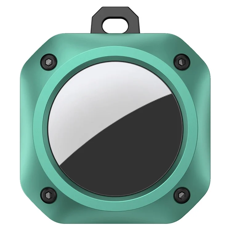 Anti-Drop TPU Protective Case Cover with Key Ring for Apple AirTag Bluetooth-compatible Locator - Green