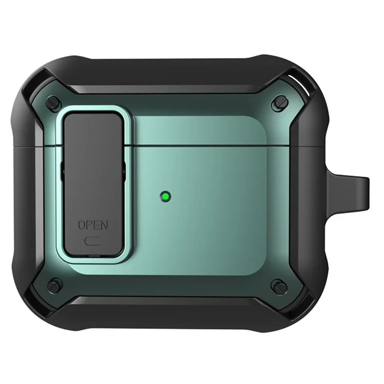 Wireless Earphone Lading Case Hülle Anti-drop Tpu+pc-schutzabdeckung Mit Snap-on Deckel Für AirPods 3 - Stil 1