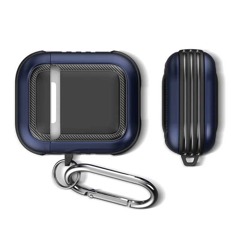 Fashion TPU+PC Anti-drop Dust-proof Wireless Earphone Case Protective Cover for Apple AirPods with Charging Case (2016)/(2019) / AirPods with Wireless Charging Case (2019) - Style 1