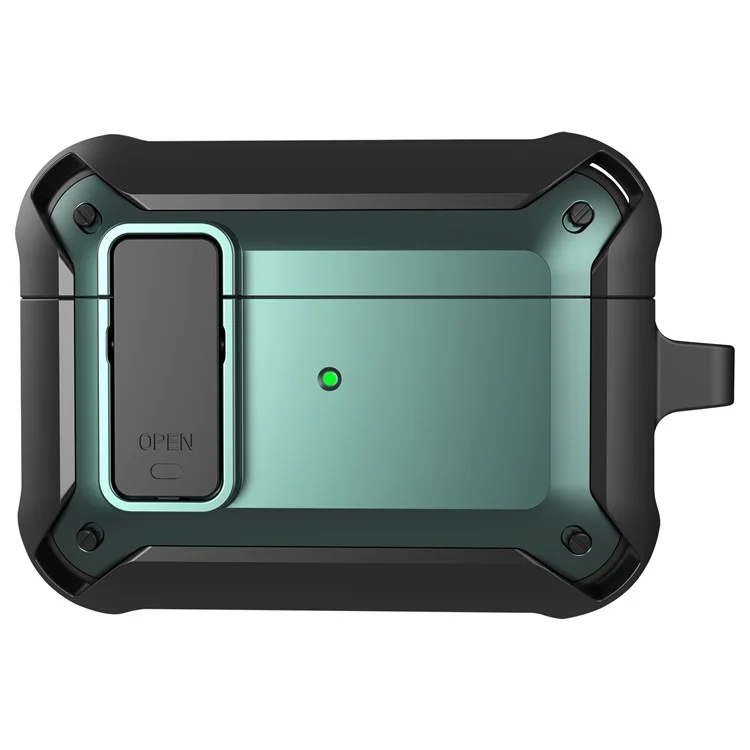 Wireless Earphone Anti-drop Tpu+pc-schutzhülle Mit Snap-on Deckel Für Airpods Pro - Stil 1