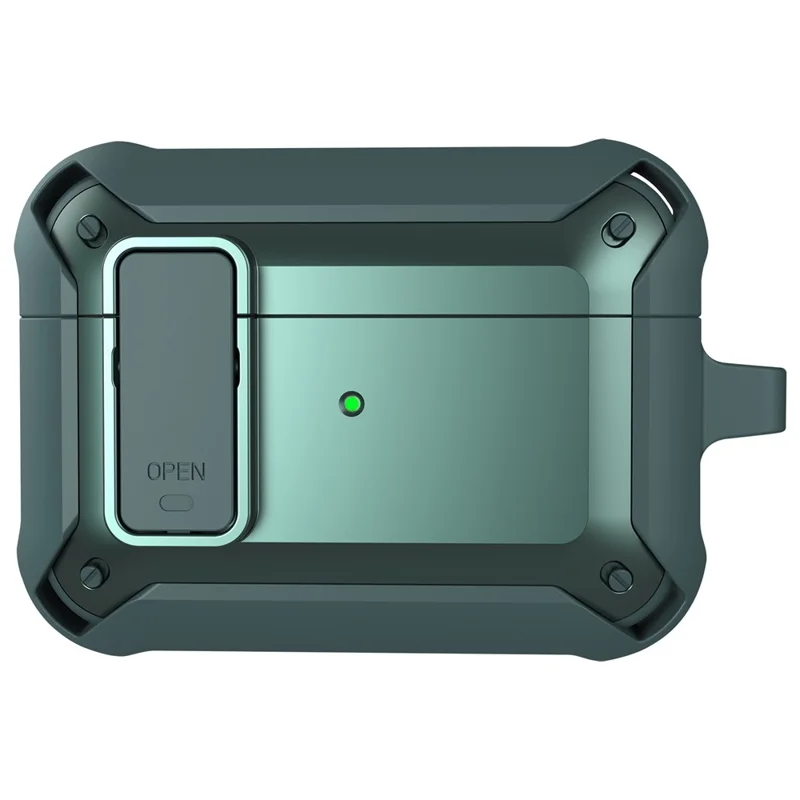 Wireless Earphone Anti-drop TPU+PC Protective Cover Case with Snap-on Lid Design for AirPods Pro - Style 11