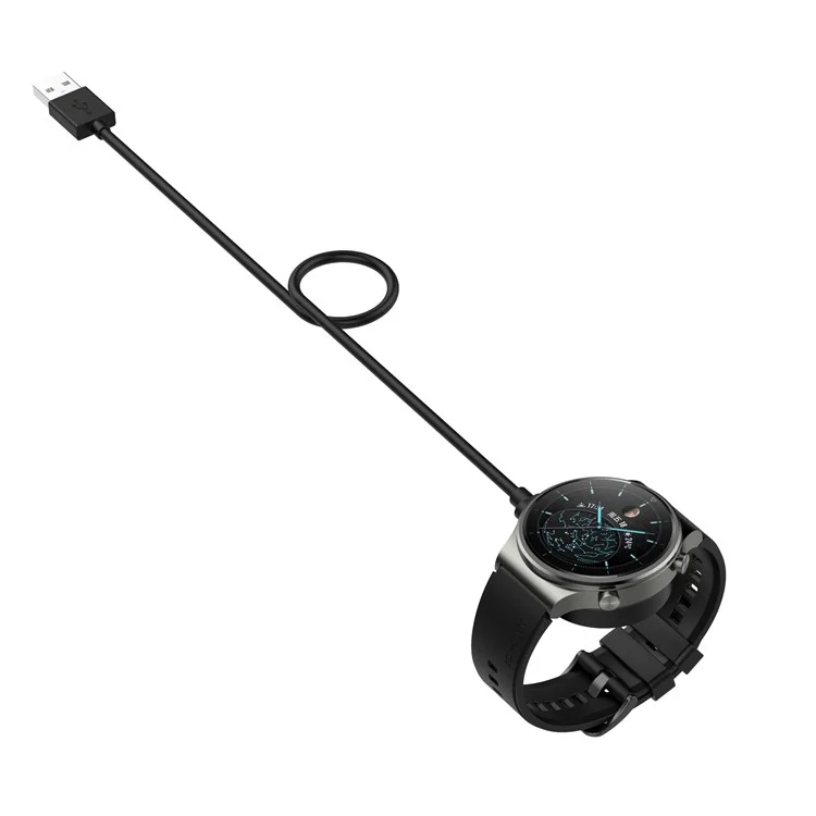 For Huawei Watch D/GT Runner/GT2 Pro Splittable Charging Base with Cable Smart Watch Wireless Charger - Black