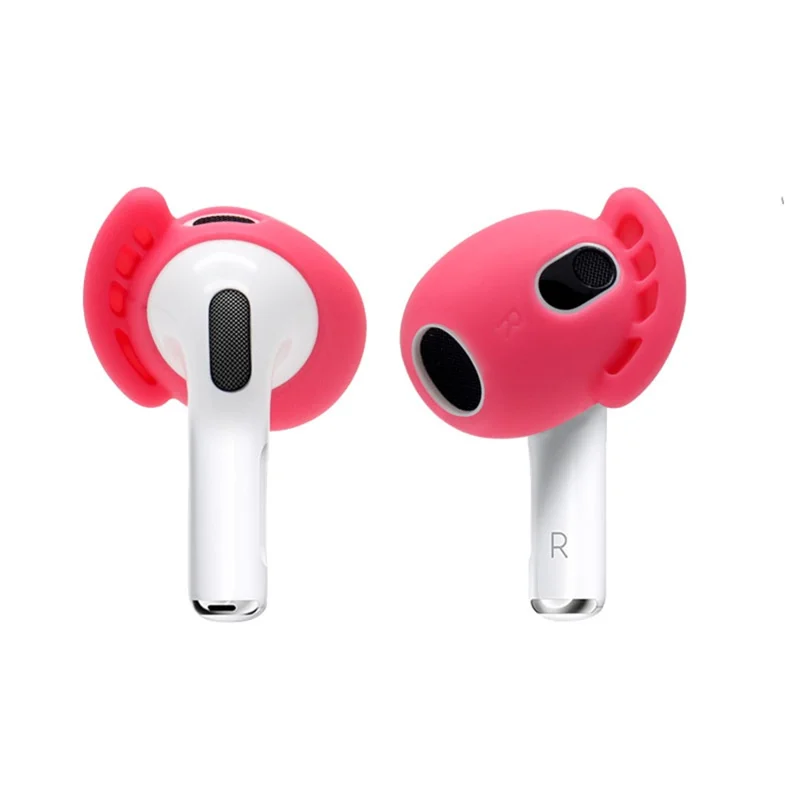 For AirPods 3 (2021) Ear Tips Anti-slip Silicone Earbuds Cover 1Pair In-Ear Wireless Headset Protector - Rose