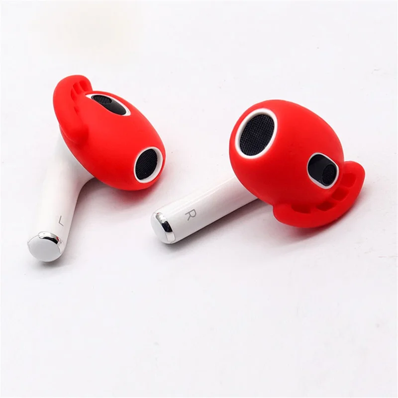 For AirPods 3 (2021) Ear Tips Anti-slip Silicone Earbuds Cover 1Pair In-Ear Wireless Headset Protector - Rose