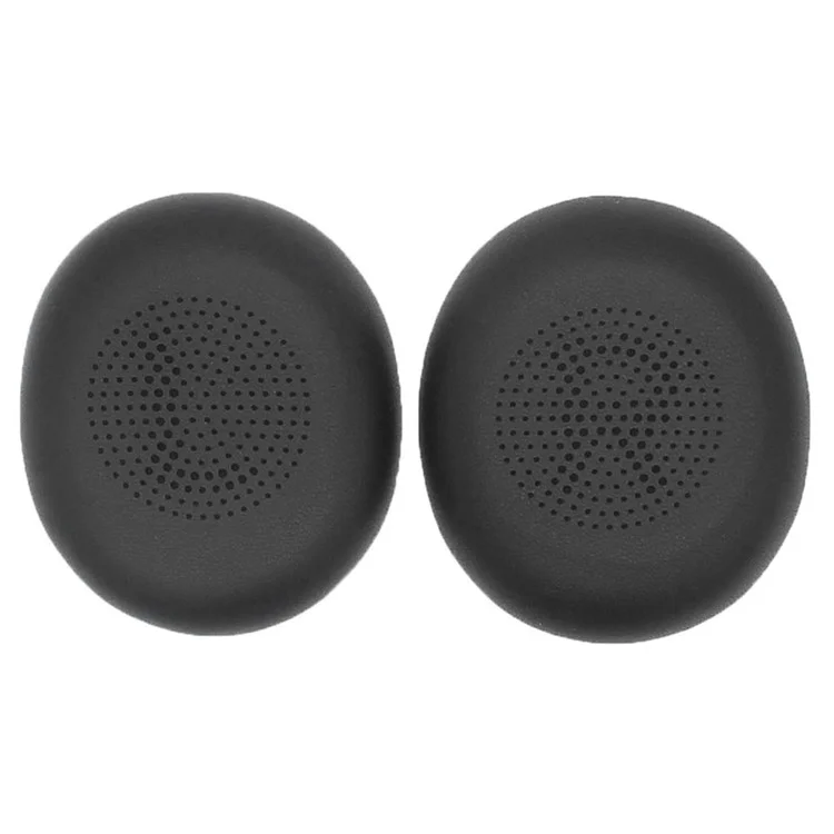 JZF-376 1Pair Protein Leather Ear Cushions Compatible with Jabra ELITE 45h Headset Replacement Ear Pads Cover Headphones Ear Cups - Black