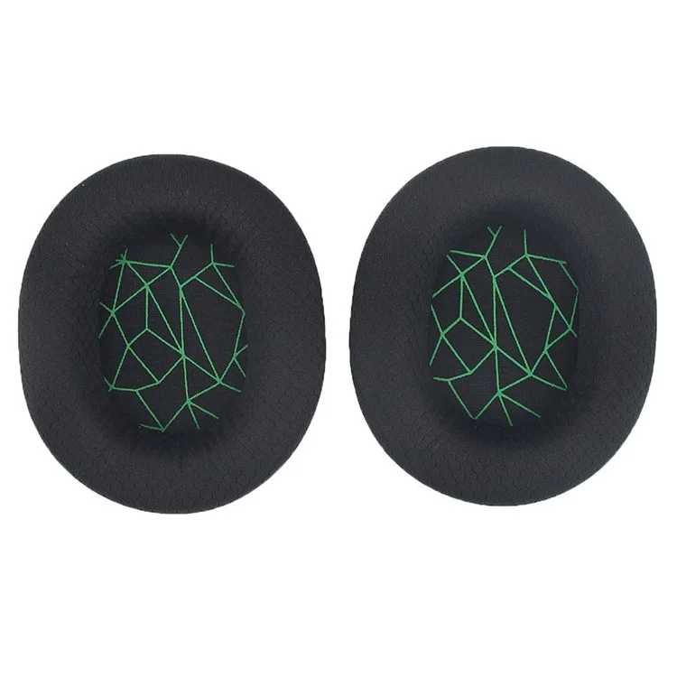 JZF-368 For Arctis 3/5/7 Headset Ear Cushions 1Pair Replacement Ear Pads Cover Protein Leather Headphones Ear Cups - Green