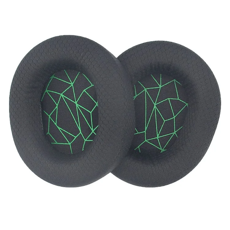 JZF-368 For Arctis 3/5/7 Headset Ear Cushions 1Pair Replacement Ear Pads Cover Protein Leather Headphones Ear Cups - Green