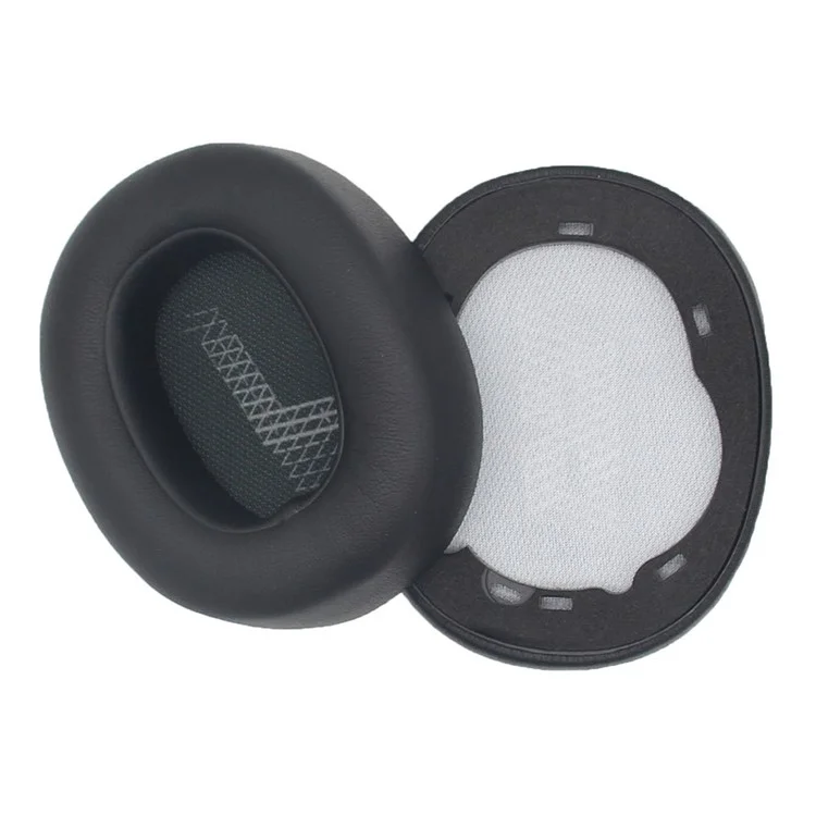 JZF-373 Für JBL Live 650BTNC/660/E65BTNC/Duet NC Kopfhörer Ohrpolster 1 Paar Protein-Leder Ohrmuscheln Kopfhörer Ohrpolster Abdeckung - Schwarz