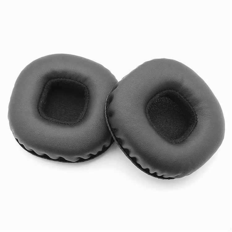 JZF-258 1Pair Fones de Ouvido de Fones de Ouvido Para Marshall Mid Earpads Cover Protetora Protetora de Couro Fones de Ouvido Almofadas de Ouvido Com Espuma Macia - Preto