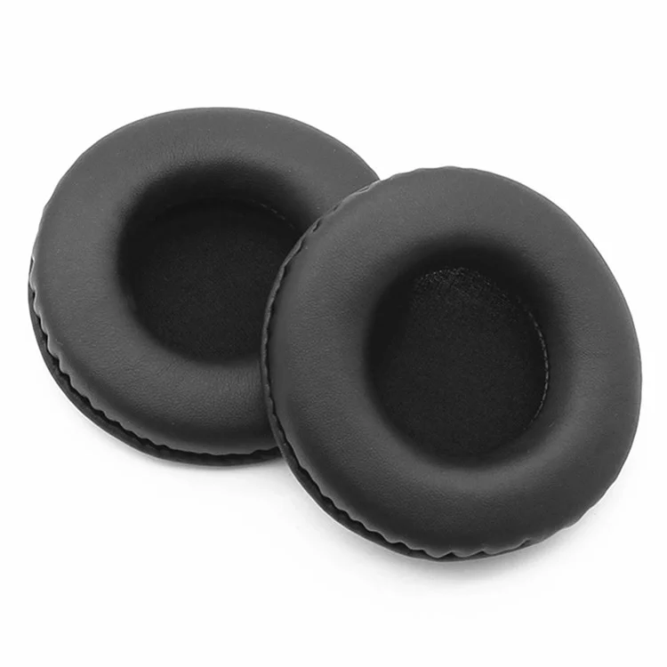 JZF-237 1 Pair Ear Cushion for Skullcandy HESH 1.0/2.0 Headphones Protein Leather Ear Pads Replacement - Black