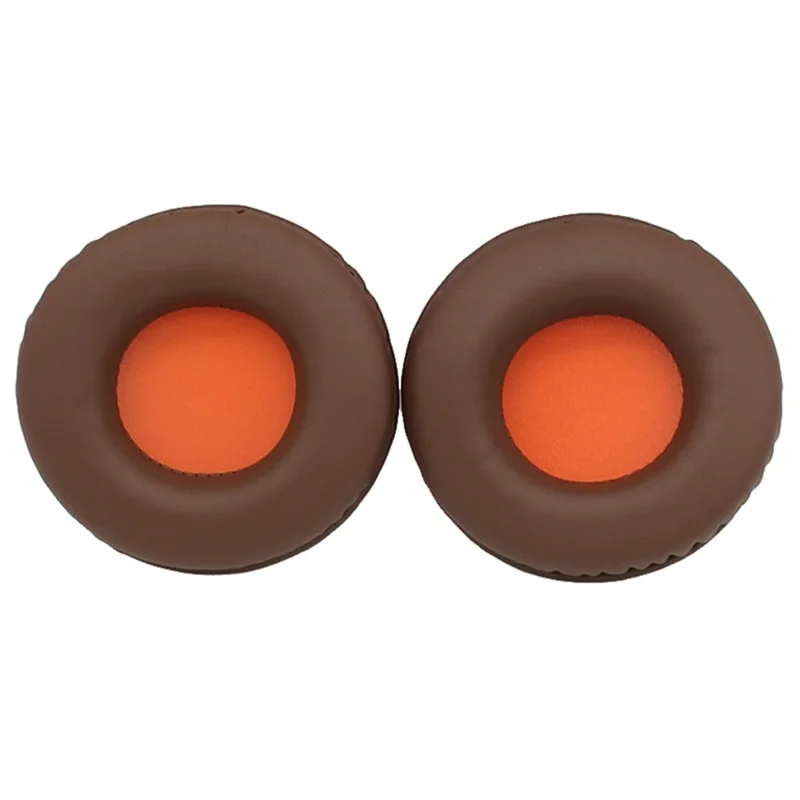 JZF-237 1 Pair Ear Cushion for Skullcandy HESH 1.0/2.0 Headphones Protein Leather Ear Pads Replacement - Brown