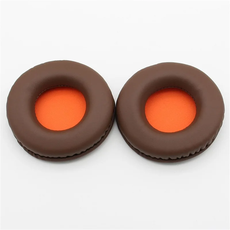 JZF-237 1 Pair Ear Cushion for Skullcandy HESH 1.0/2.0 Headphones Protein Leather Ear Pads Replacement - Brown