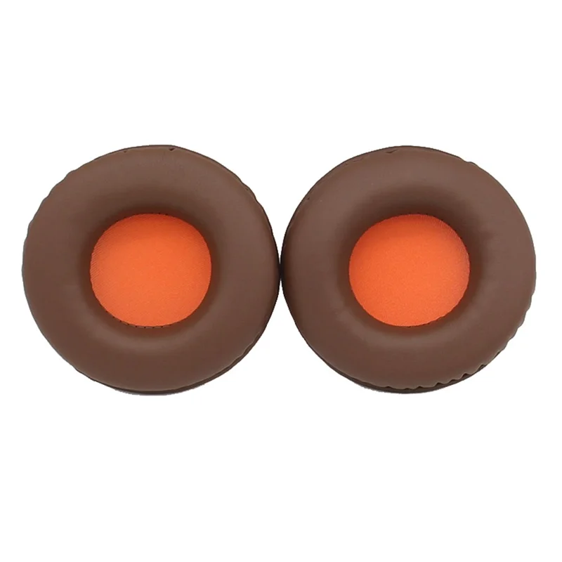 JZF-237 1 Pair Ear Cushion for Skullcandy HESH 1.0/2.0 Headphones Protein Leather Ear Pads Replacement - Brown