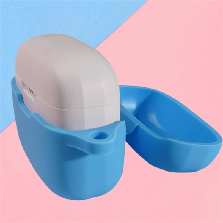 Pour le casque d'écoute Bluetooth JBL TUNE 130NC, étui de protection en silicone, couvercle anti-chute avec boucle anti-perte - Noir