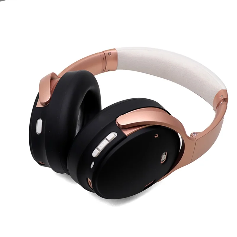 Til Bose QuietComfort 35 II 1 par silikoneskåt til hovedtelefoner med beskyttelsesdæksel - Sort