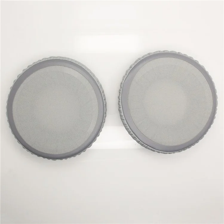 JZF-136 For AKG K550 / K551 / K552 / K553 / K555 Headset Earpads 1Pair Protein Leather Ear Cushions - White