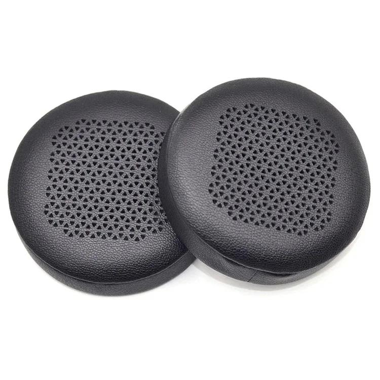 1 Pair Protein Leather Replacement Earpads for JBL DUET BT Wireless Headphones Ear Cushions - Black