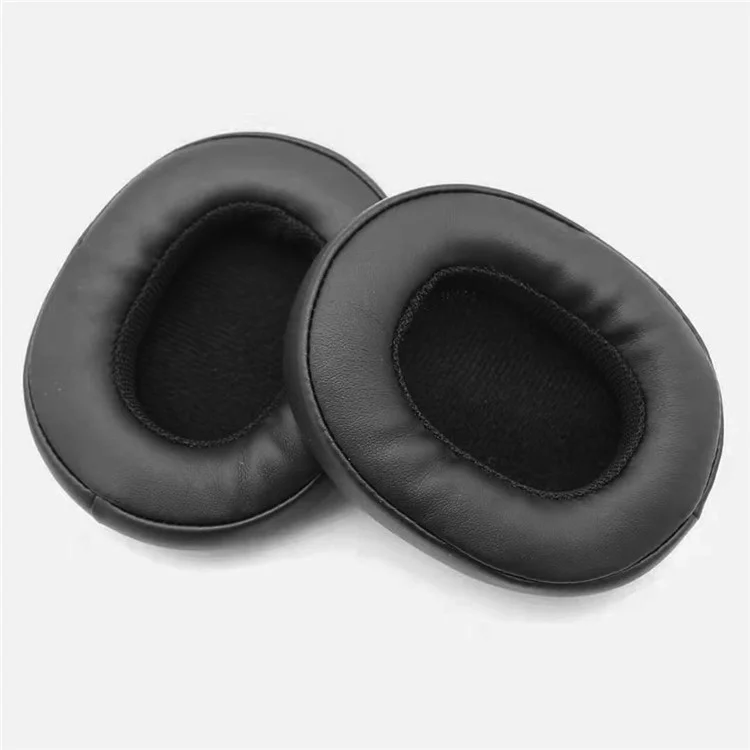 1 Pair Soft Earpads Leather Sponge Cushions for Skullcandy Crusher 3.0 Headphone Accessories Replacement - Black